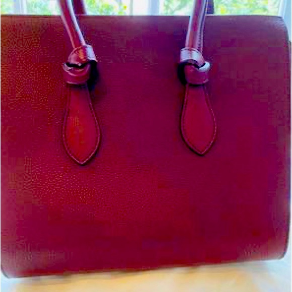 Celine handbag NWOT in wine/burgundy color. - Picture 2 of 5
